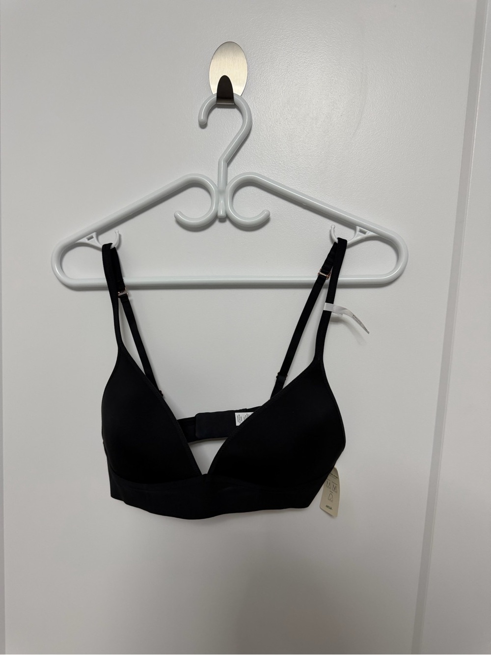 💕aerie Black Wireless T-Shirt Bra with Adjustable Straps💕